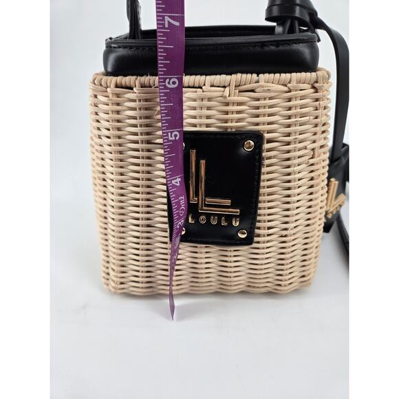 Loulu Mini Wicker Handbag Purse Handle With Removable Strap Crossbody Strap - Picture 10 of 13